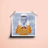 Illustration engagée papier recyclé Roast Your Coffee